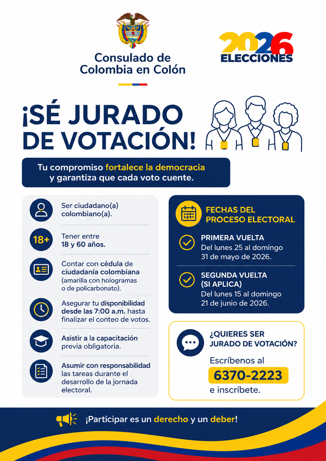 Inscripción jurados