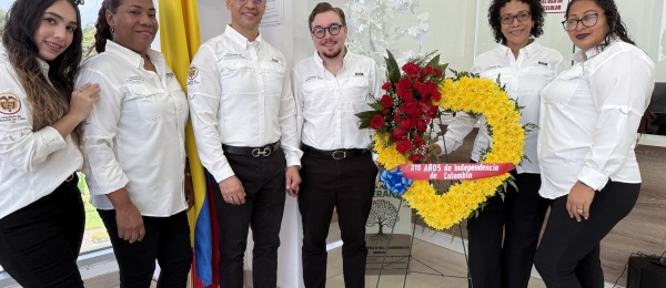 Conmemoramos con orgullo los 215 años de Independencia de Colombia en el Consulado en Colón